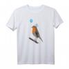 Vogelmotiv Rotkehlchen Geburtstags T-Shirt – Perfektes Geschenk für Vogelfreunde, Ornithologen und Tierliebhaber