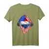 Super Dutch Heritage Niederlande Roots USA-Flagge T-Shirt – Stolz auf niederländische Wurzeln, ideales Geschenk für Niederlande-Liebhaber und Einwanderer