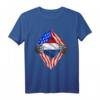 Super Dutch Heritage Niederlande Roots USA-Flagge T-Shirt – Stolz auf niederländische Wurzeln, ideales Geschenk für Niederlande-Liebhaber und Einwanderer