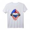 Super Dutch Heritage Niederlande Roots USA-Flagge T-Shirt – Stolz auf niederländische Wurzeln, ideales Geschenk für Niederlande-Liebhaber und Einwanderer
