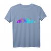 Amsterdam Skyline T-Shirt Niederlande Souvenir Geschenk – Perfektes Reise- und Städtereise-Geschenk für Damen, Herren & Kinder