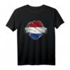 Super Dutch Heritage Stolze Niederlande Wurzeln Flagge T-Shirt – Geschenk für Niederländisch-Stolze und Holland-Liebhaber