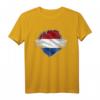 Super Dutch Heritage Stolze Niederlande Wurzeln Flagge T-Shirt – Geschenk für Niederländisch-Stolze und Holland-Liebhaber