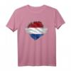 Super Dutch Heritage Stolze Niederlande Wurzeln Flagge T-Shirt – Geschenk für Niederländisch-Stolze und Holland-Liebhaber