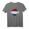 Super Dutch Heritage Stolze Niederlande Wurzeln Flagge T-Shirt – Geschenk für Niederländisch-Stolze und Holland-Liebhaber