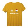 Niederlande Holland EM Fan T-Shirt - Sieger 2021 mit Flagge und Nummer 10 für Fußballfans