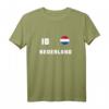 Niederlande Holland EM Fan T-Shirt - Sieger 2021 mit Flagge und Nummer 10 für Fußballfans