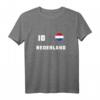 Niederlande Holland EM Fan T-Shirt - Sieger 2021 mit Flagge und Nummer 10 für Fußballfans