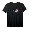 Unisex Herzschlag T-Shirt für Holland Fans – Lustiges Geschenk zu Weihnachten & Geburtstag für Damen, Herren & Kinder