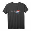 Unisex Herzschlag T-Shirt für Holland Fans – Lustiges Geschenk zu Weihnachten & Geburtstag für Damen, Herren & Kinder