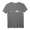 Unisex Herzschlag T-Shirt für Holland Fans – Lustiges Geschenk zu Weihnachten & Geburtstag für Damen, Herren & Kinder