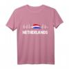 Niederlande T-Shirt Holland Holland T-Shirt Amsterdam Den Haag Friesland Eindhoven Zeeland - Klassisches Design als Souvenir oder Geschenk