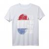 Holland Oranje Team Heimat Herz Wurzeln Fingerabdruck DNA T-Shirt – Perfektes Fanartikel Geschenk für Niederlande Fans zu Geburtstag & Weihnachten