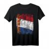 Holland Flagge T-Shirt - Damen, Herren & Kinder, Orange Flagge, Klassisch geschnitten, Doppelt genähter Saum