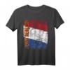 Holland Flagge T-Shirt - Damen, Herren & Kinder, Orange Flagge, Klassisch geschnitten, Doppelt genähter Saum