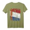 Holland Flagge T-Shirt - Damen, Herren & Kinder, Orange Flagge, Klassisch geschnitten, Doppelt genähter Saum