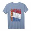 Holland Flagge T-Shirt - Damen, Herren & Kinder, Orange Flagge, Klassisch geschnitten, Doppelt genähter Saum