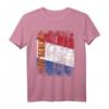 Holland Flagge T-Shirt - Damen, Herren & Kinder, Orange Flagge, Klassisch geschnitten, Doppelt genähter Saum