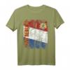 NIEDERLANDE Flagge T-Shirt für Damen, Herren & Kinder – Klassisch geschnitten, doppelt genähter Saum