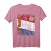 NIEDERLANDE Flagge T-Shirt für Damen, Herren & Kinder – Klassisch geschnitten, doppelt genähter Saum