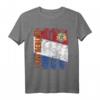 NIEDERLANDE Flagge T-Shirt für Damen, Herren & Kinder – Klassisch geschnitten, doppelt genähter Saum