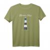 Nieuwe Sluis Leuchtturm Breskens Niederlande T-Shirt – Maritimes Urlaubsmotiv mit Möwen, Strand und Meer für Sommerurlaub und Geschenkideen