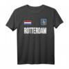 Rotterdam Niederländische Flagge T-Shirt - Klassisch geschnitten, doppelgenähter Saum, perfekt für Reisen & Niederlande-Fans