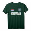 Rotterdam Niederländische Flagge T-Shirt - Klassisch geschnitten, doppelgenähter Saum, perfekt für Reisen & Niederlande-Fans