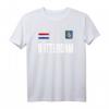Rotterdam Niederländische Flagge T-Shirt - Klassisch geschnitten, doppelgenähter Saum, perfekt für Reisen & Niederlande-Fans