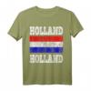 Holland Design T-Shirt mit niederländischer Flagge – Perfekt für Reisen, Amsterdam-Besuche und als Geschenk für Holland-Liebhaber