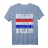 Holland Design T-Shirt mit niederländischer Flagge – Perfekt für Reisen, Amsterdam-Besuche und als Geschenk für Holland-Liebhaber