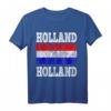 Holland Design T-Shirt mit niederländischer Flagge – Perfekt für Reisen, Amsterdam-Besuche und als Geschenk für Holland-Liebhaber