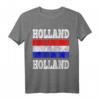 Holland Design T-Shirt mit niederländischer Flagge – Perfekt für Reisen, Amsterdam-Besuche und als Geschenk für Holland-Liebhaber
