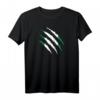 Nigerianische Flagge Raglan – Fanoutfit für Nigeria Football, Basketball & Sportevents, ideales Geschenk für Freunde & Familie