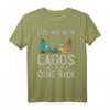 40 Geburtstag Nigeria Lagos Skyline Karte Reisen T-Shirt – Für Nigeria-Liebhaber & Weltenbummler