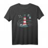 Leuchtturm Norden Plattdeutsch Geschenk für Norddeutsche - Lustiges T-Shirt für Küsten- und Heimatliebhaber, Perfekt zum Geburtstag