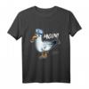 Moin Löppt Möwe Nordsee T-Shirt – Lustiges maritimes Geschenk für Küstenbewohner, Seefahrer & Norddeutsche Fans