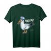 Moin Löppt Möwe Nordsee T-Shirt – Lustiges maritimes Geschenk für Küstenbewohner, Seefahrer & Norddeutsche Fans