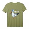 Moin Löppt Möwe Nordsee T-Shirt – Lustiges maritimes Geschenk für Küstenbewohner, Seefahrer & Norddeutsche Fans