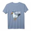 Moin Löppt Möwe Nordsee T-Shirt – Lustiges maritimes Geschenk für Küstenbewohner, Seefahrer & Norddeutsche Fans
