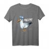 Moin Löppt Möwe Nordsee T-Shirt – Lustiges maritimes Geschenk für Küstenbewohner, Seefahrer & Norddeutsche Fans