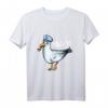 Moin Löppt Möwe Nordsee T-Shirt – Lustiges maritimes Geschenk für Küstenbewohner, Seefahrer & Norddeutsche Fans