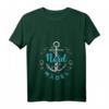 Damen Nordmädel Leuchtturm Meer Welle T-Shirt mit V-Ausschnitt – Lustige Geschenkidee für Frauen, Mädchen & Kinder, Liebe zum Norden, Meer & Küste