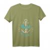 Damen Nordmädel Leuchtturm Meer Welle T-Shirt mit V-Ausschnitt – Lustige Geschenkidee für Frauen, Mädchen & Kinder, Liebe zum Norden, Meer & Küste