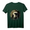 Wikinger Odins Wölfe GERI und Freki Nord Grafik Motiv T-Shirt – Unisex Mythologie Geschenk für Männer, Frauen & Kinder