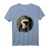 Wikinger Odins Wölfe GERI und Freki Nord Grafik Motiv T-Shirt – Unisex Mythologie Geschenk für Männer, Frauen & Kinder