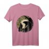 Wikinger Odins Wölfe GERI und Freki Nord Grafik Motiv T-Shirt – Unisex Mythologie Geschenk für Männer, Frauen & Kinder