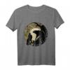 Wikinger Odins Wölfe GERI und Freki Nord Grafik Motiv T-Shirt – Unisex Mythologie Geschenk für Männer, Frauen & Kinder