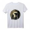 Wikinger Odins Wölfe GERI und Freki Nord Grafik Motiv T-Shirt – Unisex Mythologie Geschenk für Männer, Frauen & Kinder