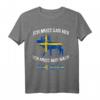 Ich Muss Gar Nichts Ich Muss Nur Nach Schweden Elch Spruch T-Shirt – Lustiges Skandinavien Reise Shirt für Schweden-Fans & Touristen